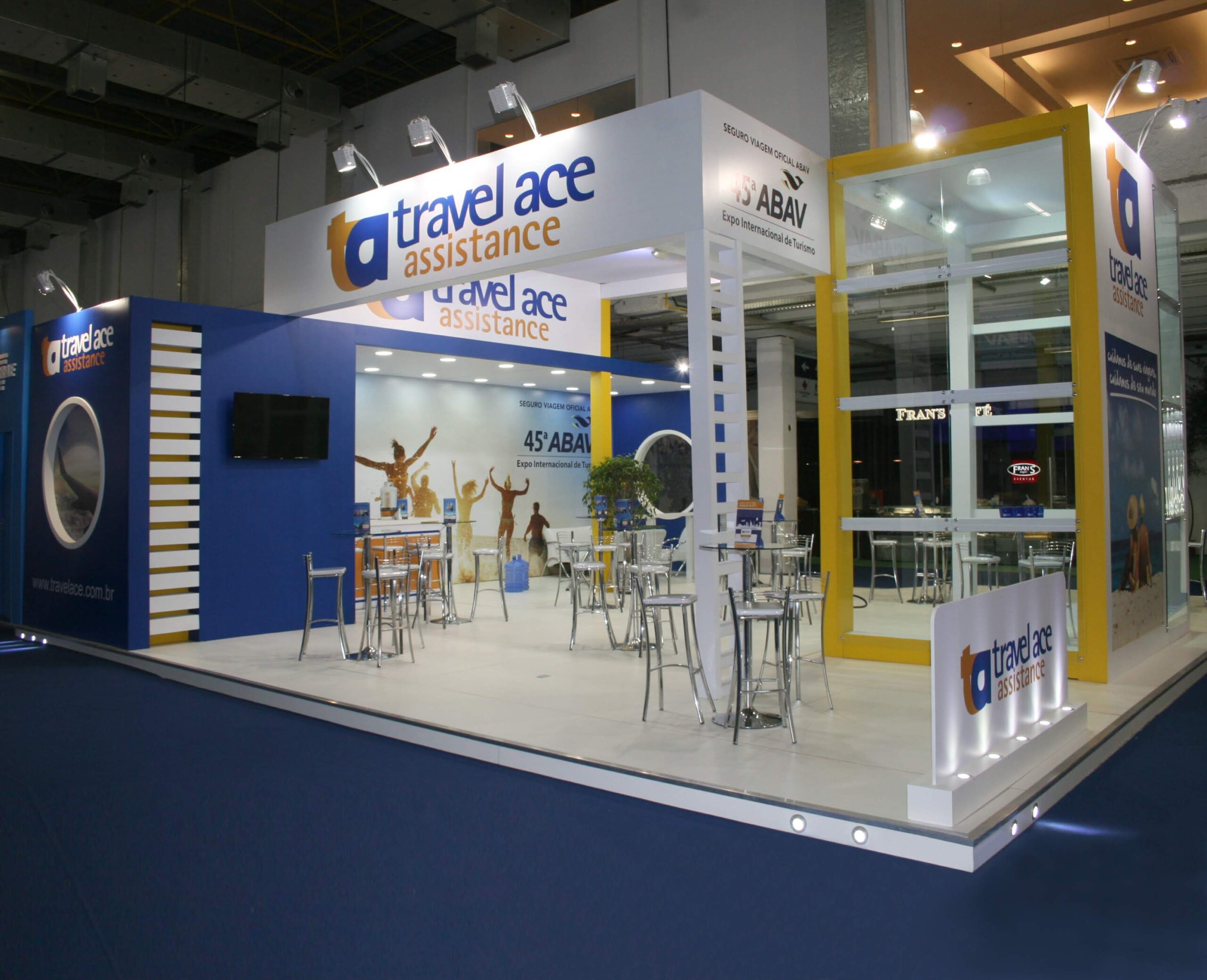 montagem de stands