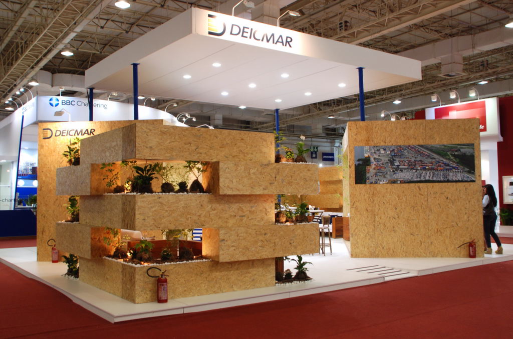 montagem de stand para feira
