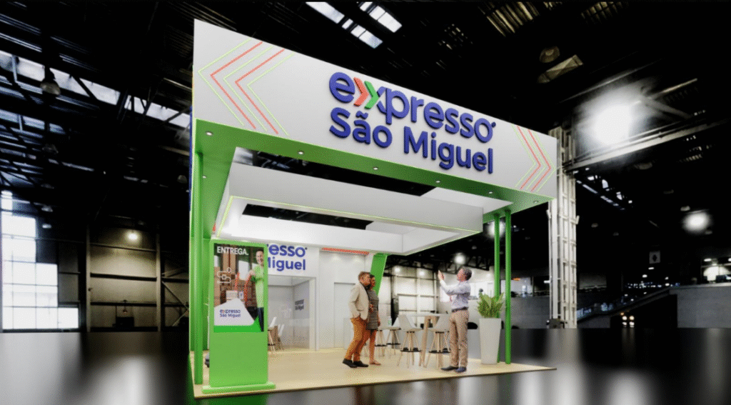 montagem de stands na Intermodal