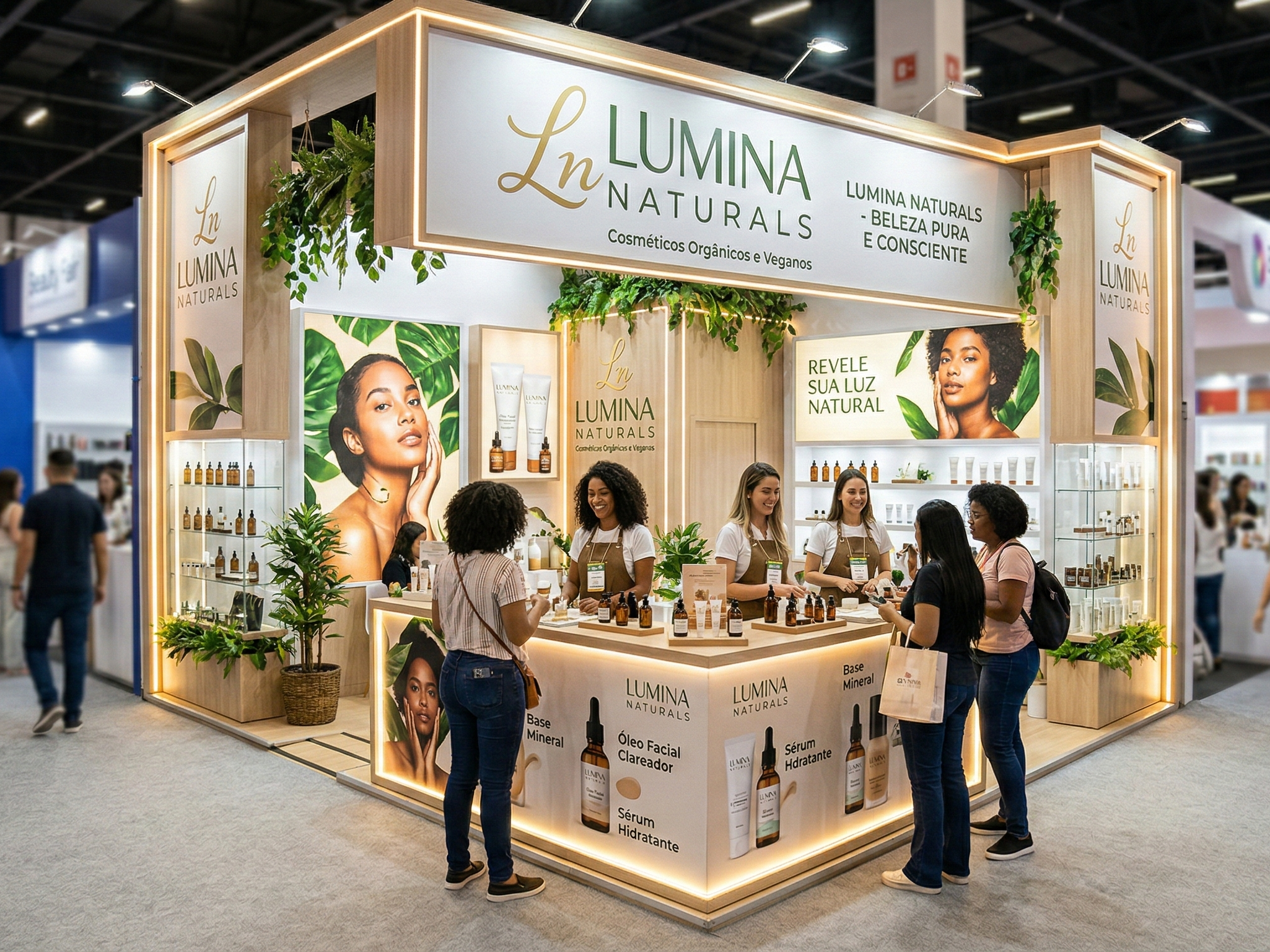 montadora de stand para beauty fair